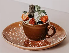 Desserts menu